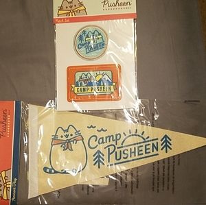 Summer 2020 Pusheenbox Pennant Flag and Patch Set Sealed